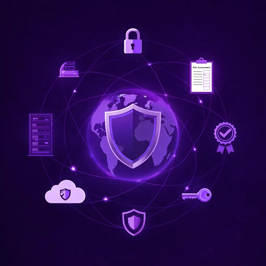 ISO 27001 information security illustration